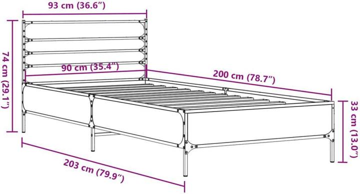 Produktbild VidaXL Katie (90 x 200 cm)