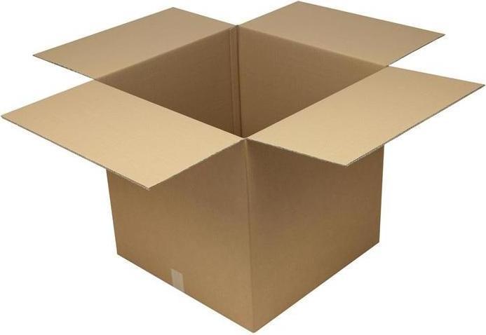 Actual product image Transpak Folding carton 2-wall dimensions 600x600x600mm quality 2.40BC brown brown (10 x)