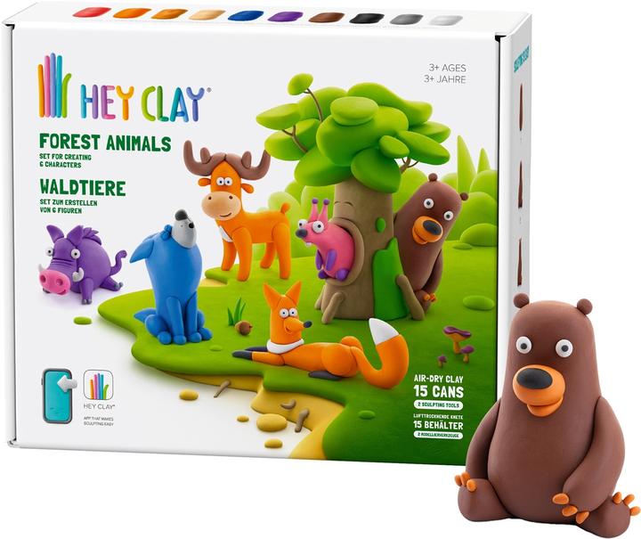 Produktbild Tomy Hey Clay Waldtiere