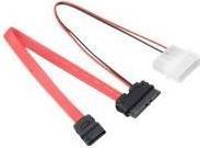 Actual product image Akasa SATA 2 combo cable (data and power) 20cm