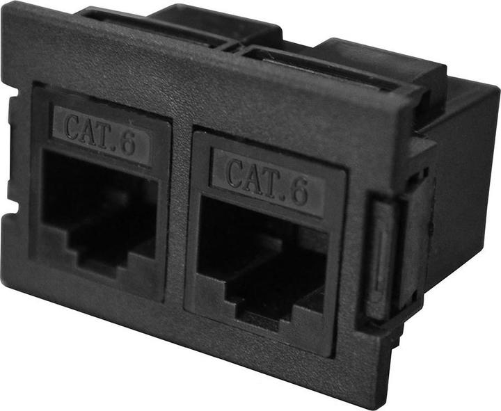 Produktbild Plenty 2 ports CAT6 module for desktop power distribution unit