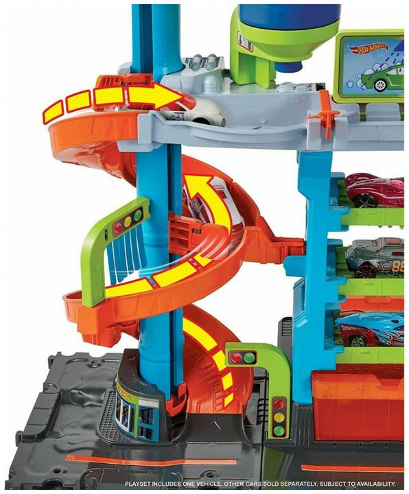 Produktbild Hot Wheels City Mega Turm Autowaschanlage