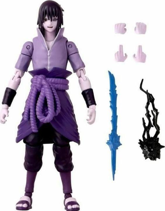 Actual product image Bandai Uchiwa Sasuke Rinnegan