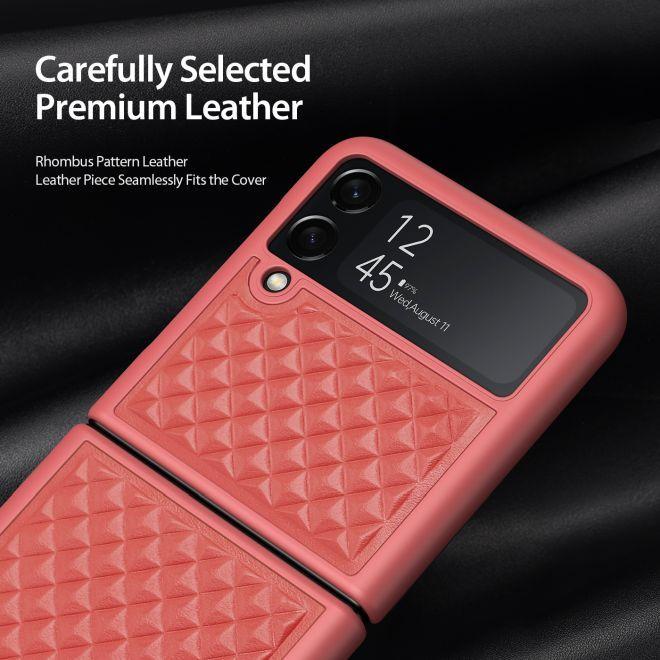 Actual product image Dux Ducis Venice Series Genuine Leather Case (Samsung Galaxy Z Flip4)