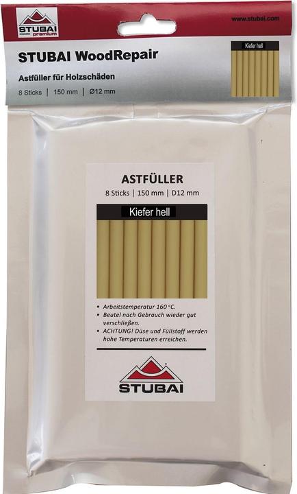 Stubai WoodRepair Kompakt Beutel, Kiefer hell, 8 Sticks