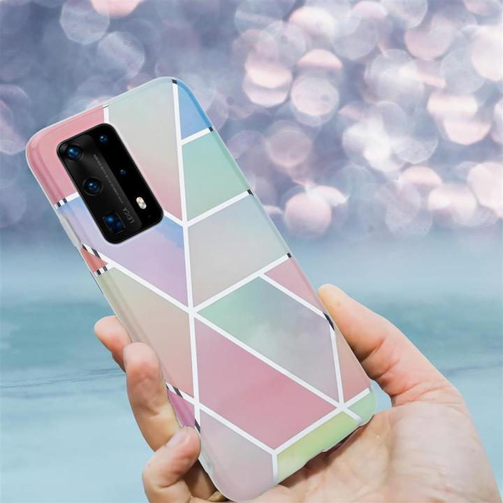 Immagine prodotto Cadorabo IMD TPU Colourful Marble Cover (Huawei P40)