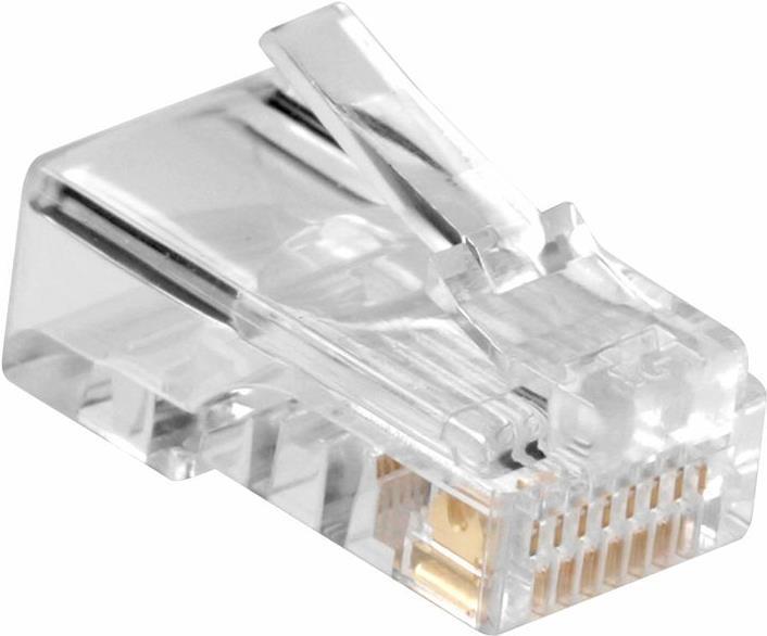 Image du produit Connecteur modulaire CAT5E RJ-45 (10 pièces), Zip Bag (Câble réseau Connecteur)