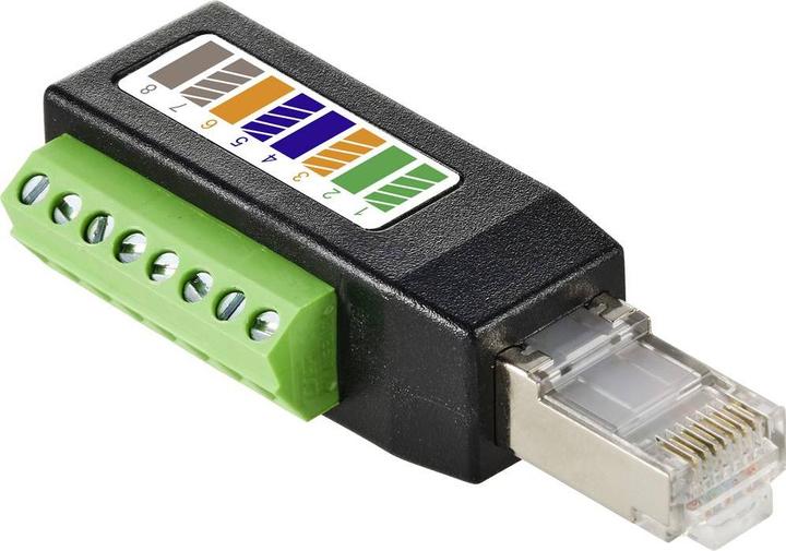 Actual product image Tru Components TC-11503196 TC-RJ45-TB Connector RJ-45 1 pc.