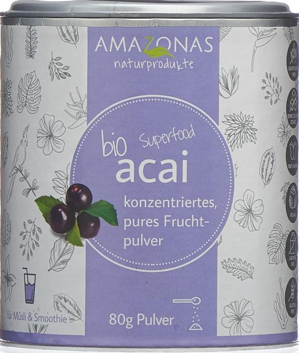 Actual product image Amazonas Organic fruit powder 100 % pure (1 Piece, Powder, 80 g)