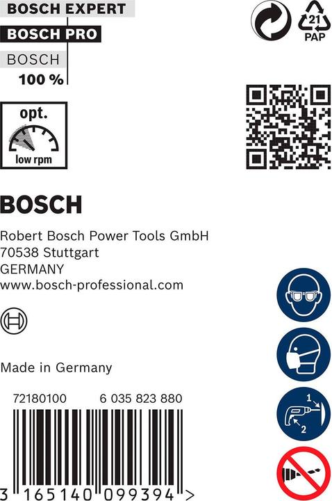 Produktbild Bosch Professional Zubehör PRO Wood HSS Installationsbohrer, 6 x 57 x 600 mm (5 mm)