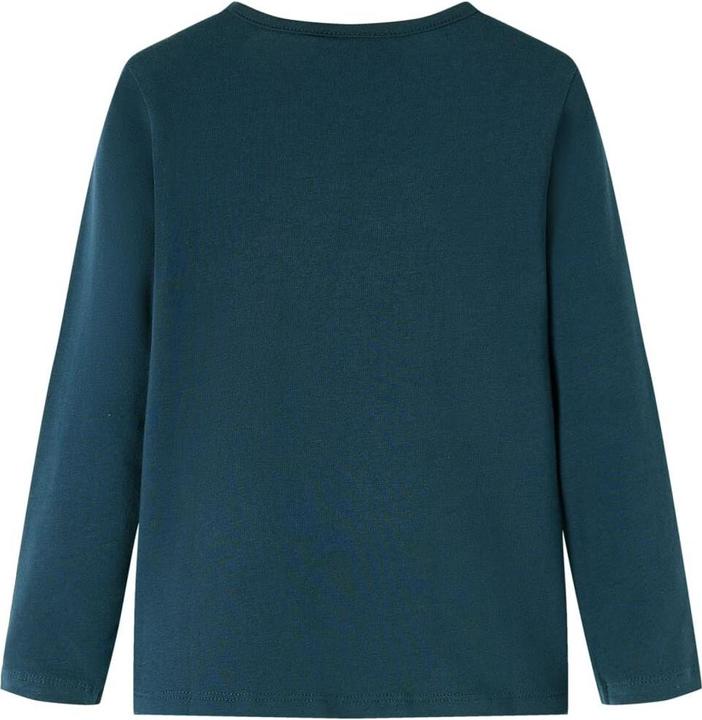 Immagine prodotto VidaXL Camicia da bambino a maniche lunghe verde scuro 128,Materiale: 95 (128)