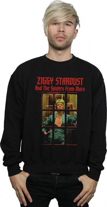 Actual product image David Bowie Mens Ziggy Stardust Spider Sweatshirt (M)