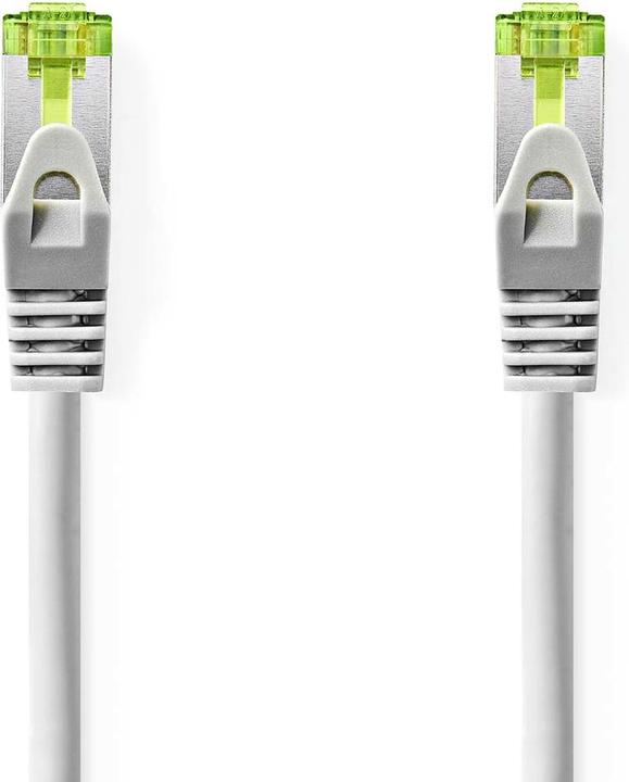 Produktbild Nedis Cat 7 Kabel | S/FTP | RJ45 Stecker | RJ45 Stecker | 0.50 m | Snagless | Rund | LSZH | Grau | L (S/FTP, CAT7, 0.50 m)