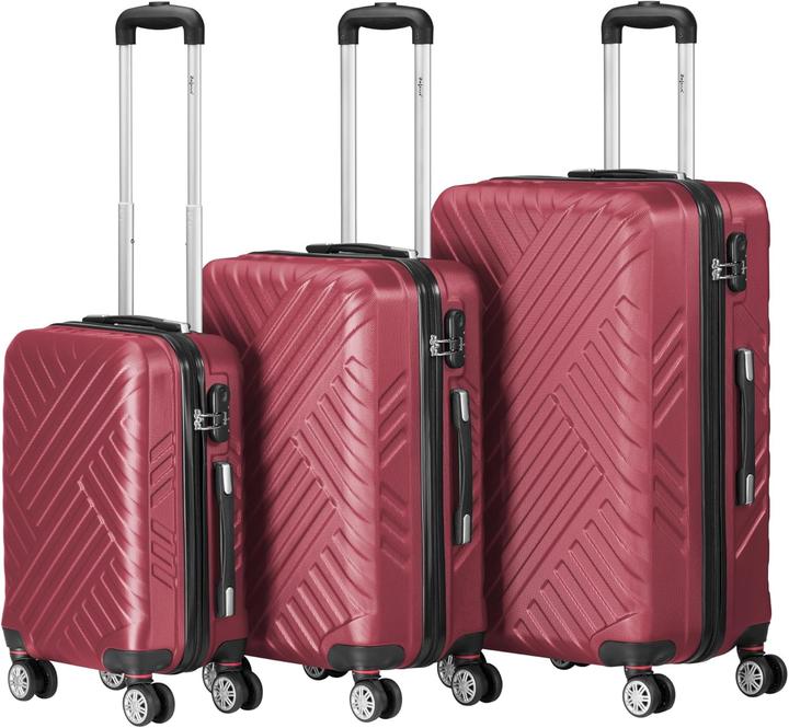 Produktbild Zelsius 3-teiliges Hartschalenkoffer-Set (Handgepäck (bis 50l), M (50 - 90l), L (90 - 115l))