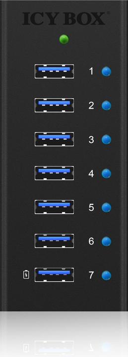 Produktbild Icy Box Ib-Ac618 (USB-B, 7 Ports)