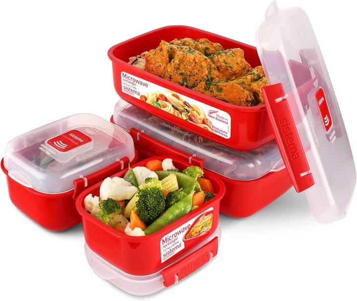Actual product image Sistema Microwave-Heat & Eat food storage set (1.25 l)