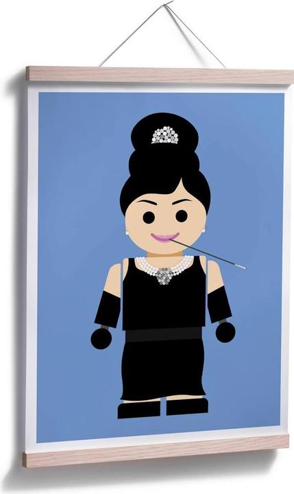 Image du produit Trenddeko Jouet Audrey Hepburn (80 x 100 cm)