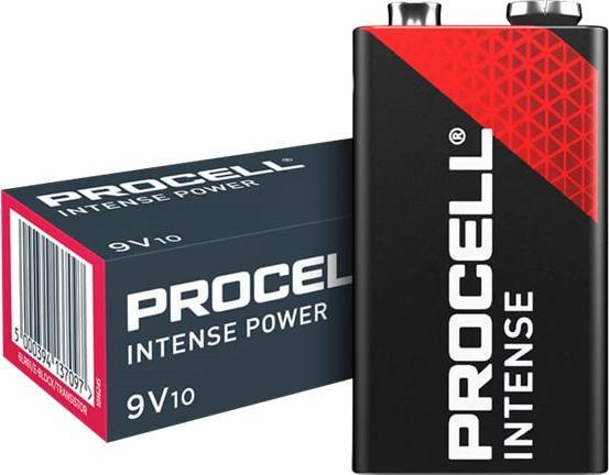 Image du produit Duracell Procell Intense Power (10 pcs, 9V Block, 673 mAh)