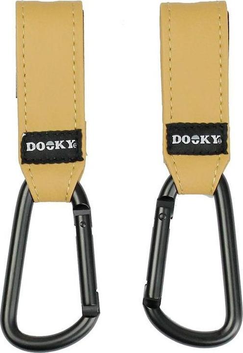 Actual product image Dooky Pushchair hook / Small / Set of 2 / Brown