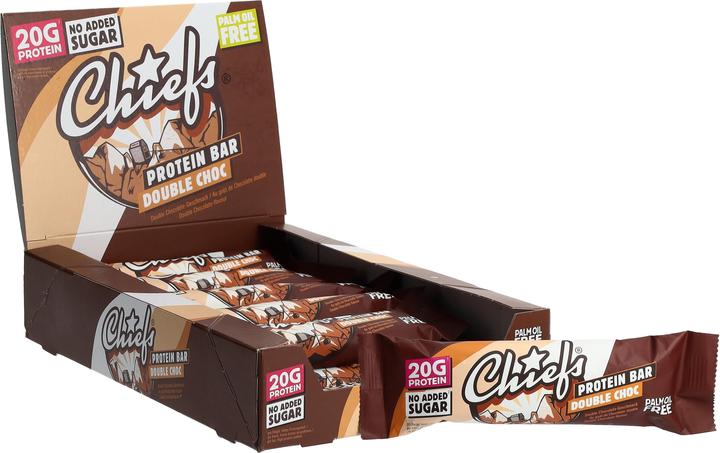 Image du produit Chiefs Barre de protéines (Chocolat, 12 pcs, 660 g)