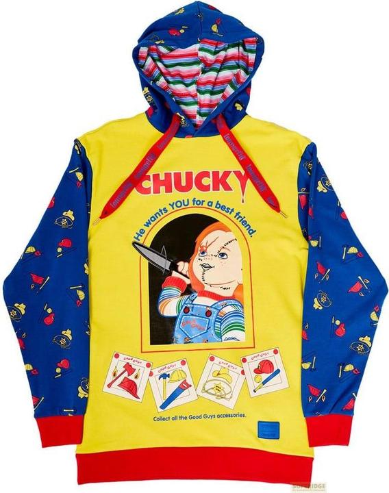 Loungefly Chucky - Die Mörderpuppe by Kapuzenjacke Chucky Grösse XL (XL)