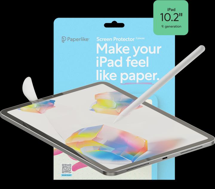 Productafbeelding Paperlike Schermbeschermer (2 Stuk, iPad 10.2 2019, iPad 10.2 (2020), IPad 10.2 (2021))