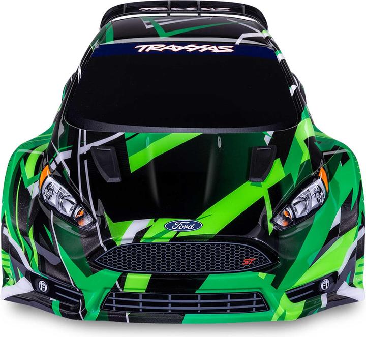 Actual product image Traxxas Ford Fiesta St Green 1/10 Rally Vxl Rtr Brushless Without Battery And Charger (RTR Ready-to-Run)