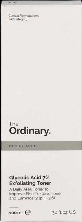 Actual product image The Ordinary Glycolic Acid 7% Toning Solution (Tonic water, 100 ml)