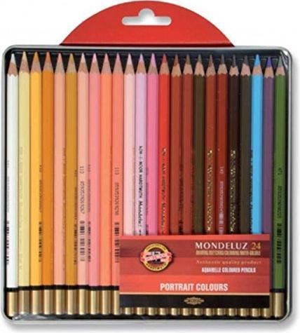 Immagine prodotto Koh-i-Noor Matite per ritratti a 24 colori Mondeluz (174934) (Multicolore, 24 x)