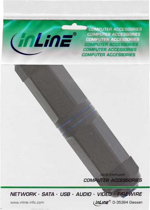 Actual product image InLine Patch cable coupling Cat.6 (Network coupling)