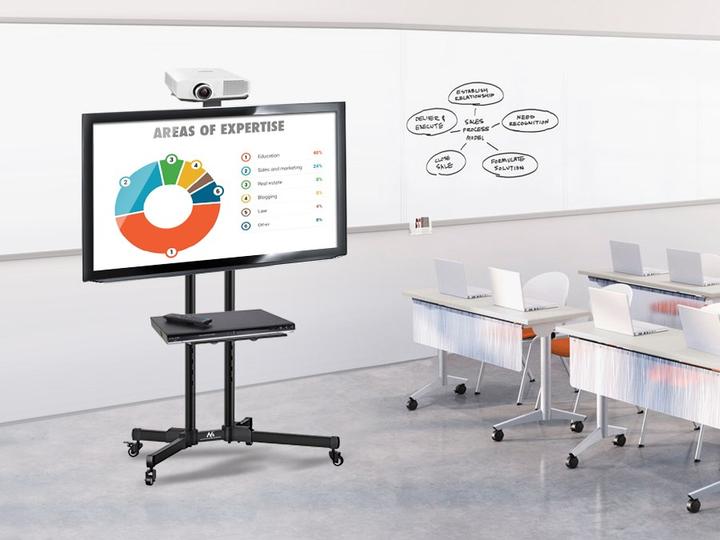 Actual product image Maclean Universal TV Stand Trolley MC-661 (55", 50 kg)