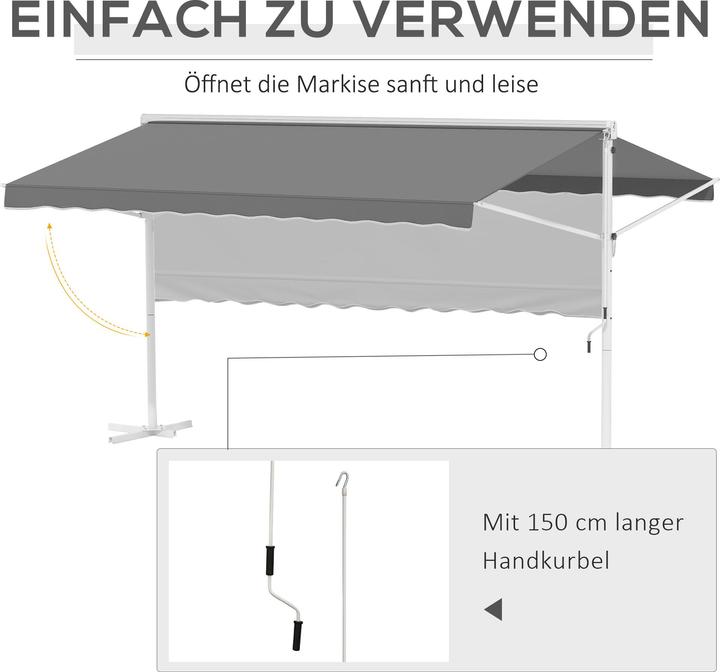 Actual product image Outsunny Garden awning (3.42 m)