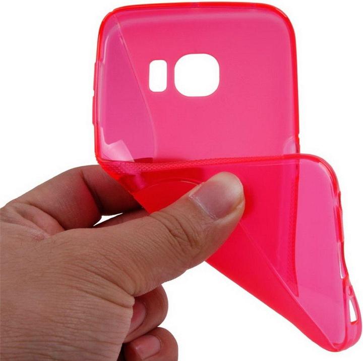 Produktbild König Design Handyhülle TPU Case für Handy Samsung Galaxy S6 Edge SM G925 Pink (Samsung Galaxy S6 Edge)