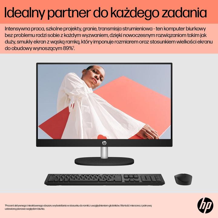 Actual product image HP AIO 24-cr0008nw Athlon Silver 7120U 23.8 FHD AG IPS 8GB DDR SSD5256 Radeon 610M Win11 2Y Shell Wh (AMD Athlon Silver 7120U, 8 GB, 256 GB)