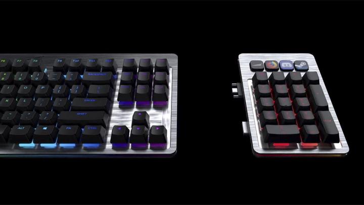 Productafbeelding Mountain Everest Max Gaming Keyboard - MX Speed Silver, ISO, DE Layout (NL, Bedraad)