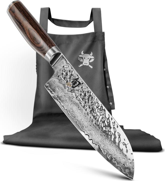 Immagine prodotto Kai Shun Premier TDM1702-W24 Santoku da 18 cm con grembiule (18 cm)