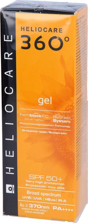 Actual product image Heliocare 360° gel SPF 50+ gel (Suntan cream, SPF 50, 50 ml)