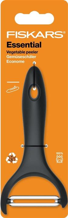 Actual product image Fiskars Peeler Essential Y-Shaped Black