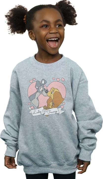 Produktbild Disney Lady And The Tramp Love Sweatshirt Mädchen (140, 146)