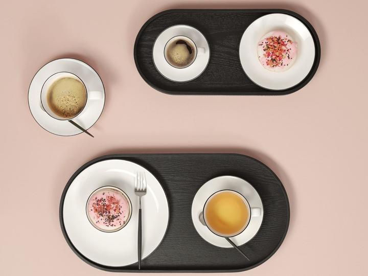 Actual product image ASA Selection ASA à table ligne noire coffee cup with saucer 0.2l Set6 (200 ml, 1 x)