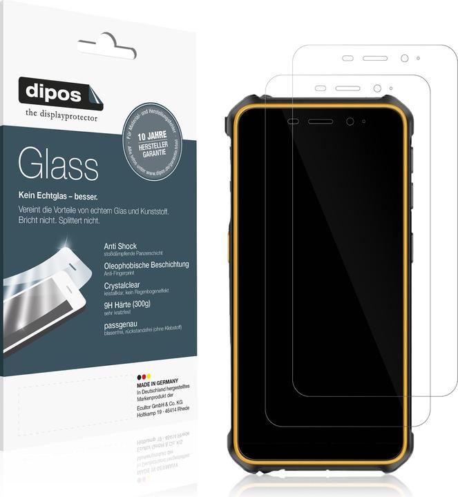 Actual product image Dipos Anti-Shock Screen Protector Clear (1 Piece, Ulefone Armor X12 Pro)