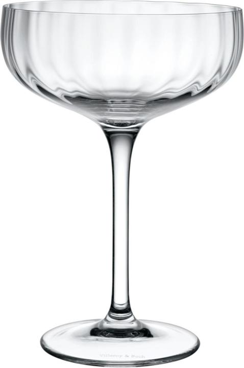 Villeroy & Boch Sekt-/Champagnerschale, Set 4tlg Rose Garden (12 cl, 4 Gläser, Sektgläser)