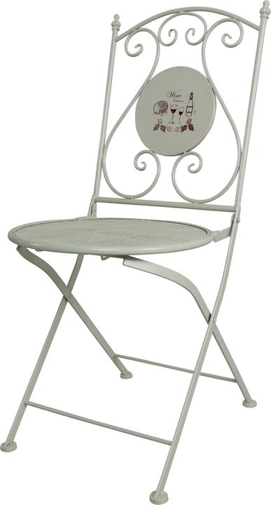 Actual product image Axi Maxime Metal Bistro Set Wine cream (60 cm)