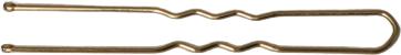 Produktbild Cosmetic Haarnadel gold 60 x 1,2 mm gewellt 10 St (10 Stk.)