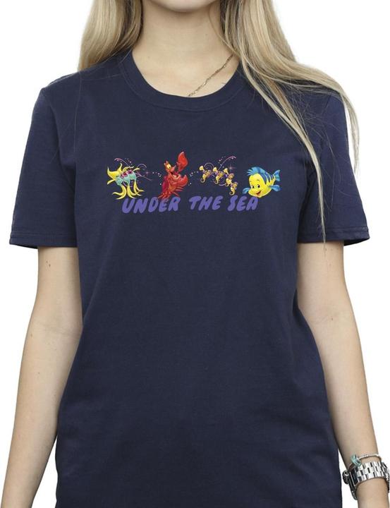 Immagine prodotto Disney The Little Mermaid Under The Sea Maglietta Ampia Donna (M)