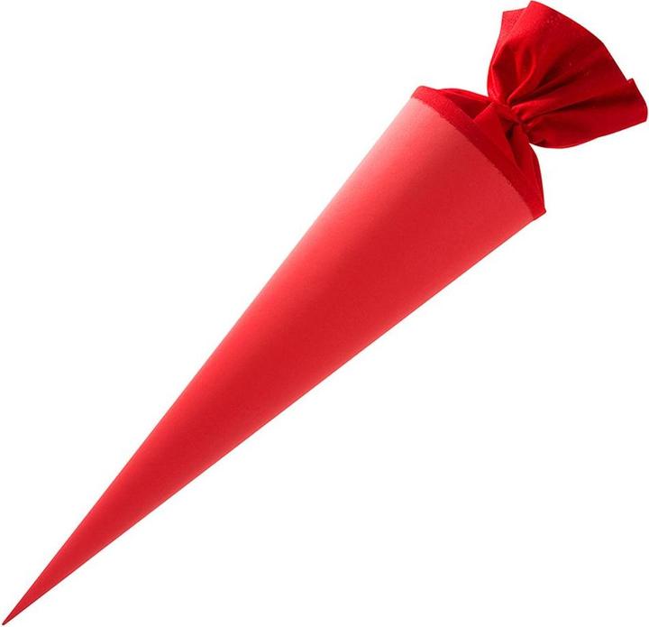 Produktbild Goldbuch Bastelschultüte rund 70 cm rot mit Filzverschluss (70 cm, 1 x)