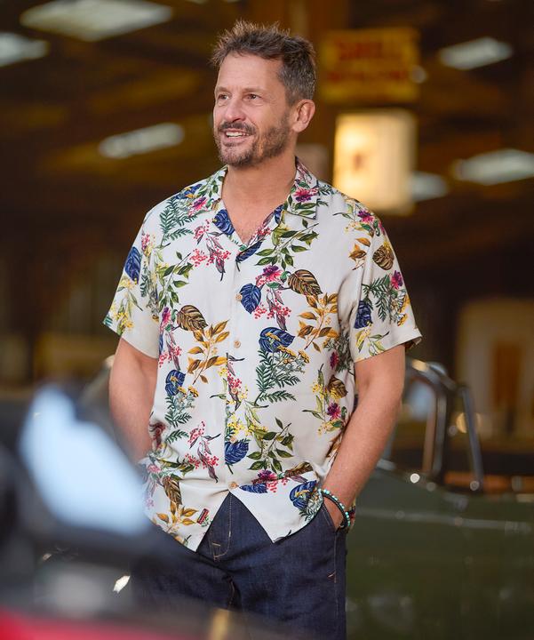 Image du produit Joe Browns Botanical Print Revere Collar Shirt (L)