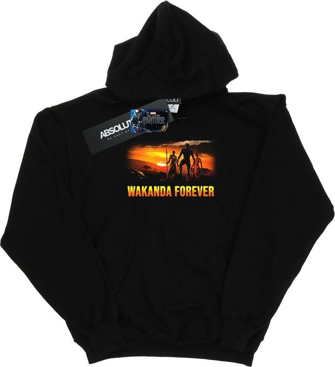 Actual product image Mens Black Panther Wakanda Forever Hoodie (S)