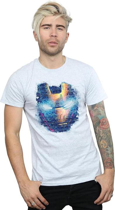 Immagine prodotto Maglietta Iron Man con la testa rovinata (XL)