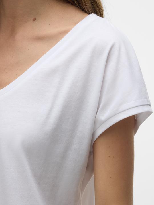 Image du produit Vero Moda Vmluna Ss V-Neck Tee Jrs Noos (S)